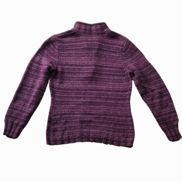 Woolrich Women's Petite Half Zip Knit Sweater - Picture 2 of 5